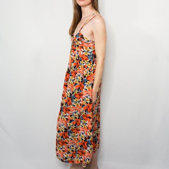 FREE PEOPLE Bright Floral Print Maxi Dress - Picture 5 of 6